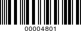 Barcode Image 00004801