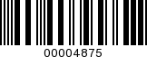 Barcode Image 00004875
