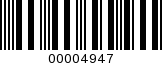Barcode Image 00004947