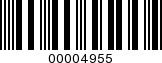 Barcode Image 00004955