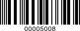 Barcode Image 00005008