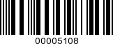 Barcode Image 00005108