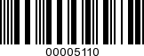 Barcode Image 00005110