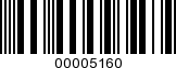 Barcode Image 00005160