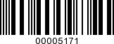 Barcode Image 00005171