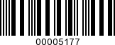 Barcode Image 00005177