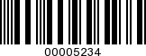 Barcode Image 00005234