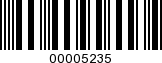 Barcode Image 00005235