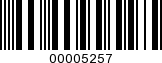 Barcode Image 00005257