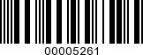 Barcode Image 00005261