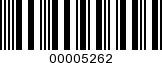 Barcode Image 00005262
