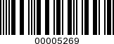 Barcode Image 00005269