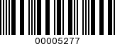 Barcode Image 00005277