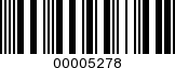 Barcode Image 00005278