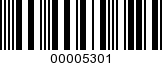 Barcode Image 00005301