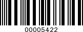Barcode Image 00005422