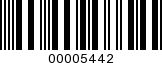 Barcode Image 00005442