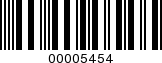 Barcode Image 00005454