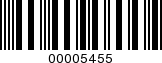 Barcode Image 00005455