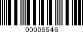 Barcode Image 00005546