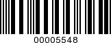 Barcode Image 00005548