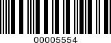 Barcode Image 00005554