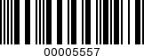 Barcode Image 00005557