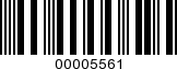 Barcode Image 00005561
