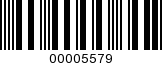Barcode Image 00005579