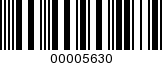 Barcode Image 00005630