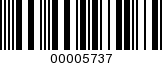 Barcode Image 00005737