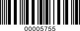 Barcode Image 00005755