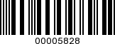 Barcode Image 00005828