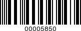 Barcode Image 00005850