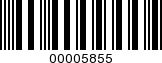 Barcode Image 00005855