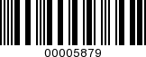 Barcode Image 00005879