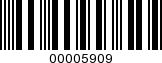 Barcode Image 00005909