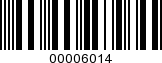 Barcode Image 00006014