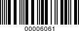 Barcode Image 00006061