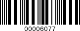 Barcode Image 00006077