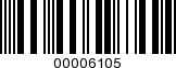 Barcode Image 00006105