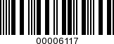 Barcode Image 00006117