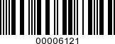 Barcode Image 00006121