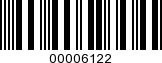 Barcode Image 00006122