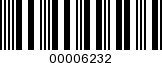 Barcode Image 00006232