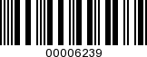Barcode Image 00006239