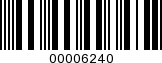 Barcode Image 00006240