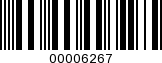 Barcode Image 00006267