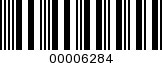 Barcode Image 00006284