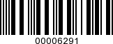 Barcode Image 00006291
